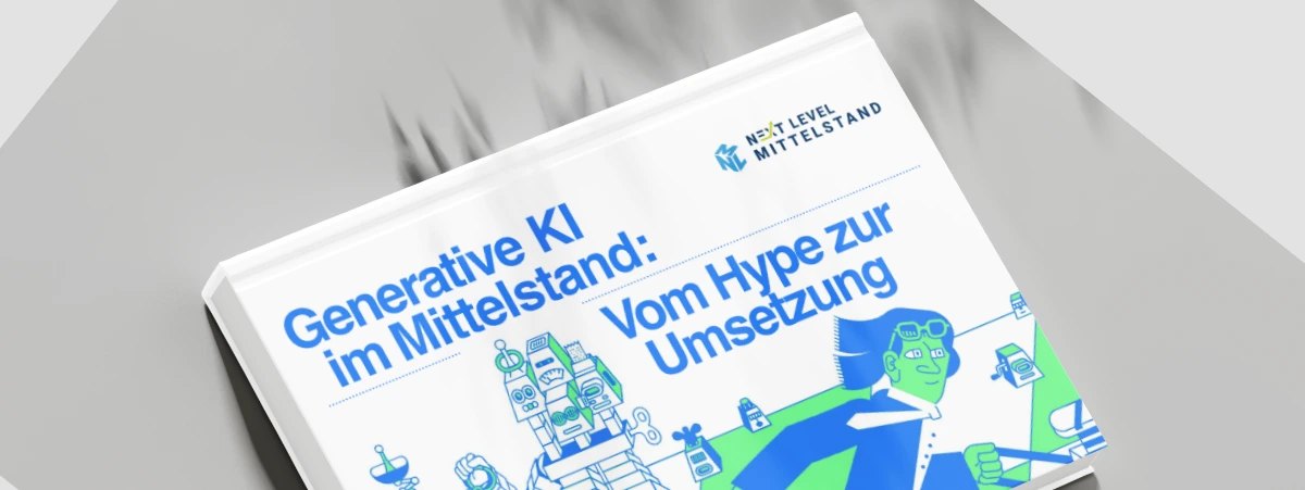 Illustration Whitepaper Gen-AI im Mittelstand